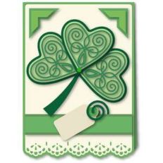 card kit shamrock flourished hearts