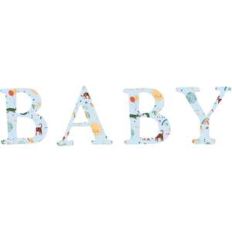 baby word with animal pattern