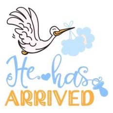 he has arrived