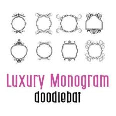 luxury monogram doodlebat