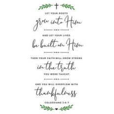 overflow with thankfulness colossians 2:6-7