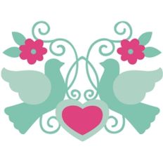 doves with heart