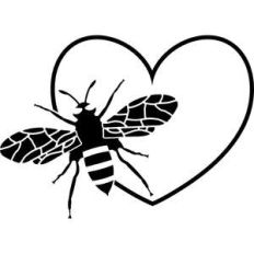 bee and heart
