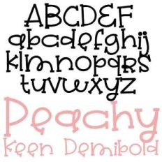 pn peachy keen demibold