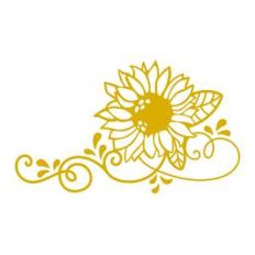 sunflower flourish