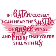 the rustle of angel wings