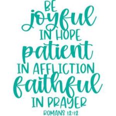 be joyful in hope