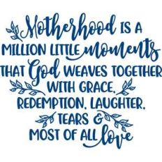 motherhood is a million little moments