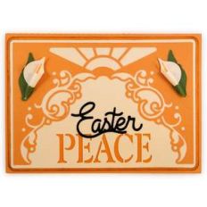 card easter peace lilies flourish