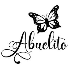abuelito butterfly word