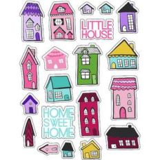 ml small houses stickers