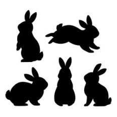 bunny silhouettes