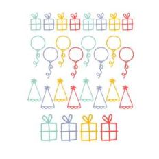 party stickers