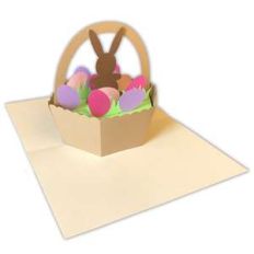 pop-up easter basket card