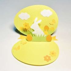 easter egg pop-up card