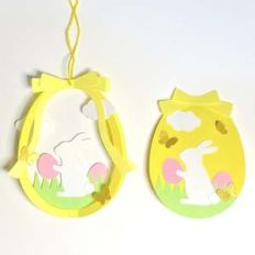 easter mobile and card