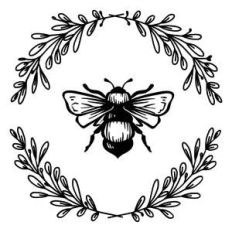 spring bee wreath