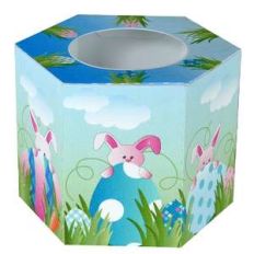shy bunnies print and cut easter egg cup