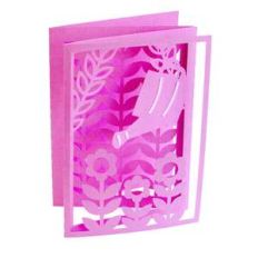 accordion card flowers watering can