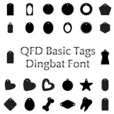 qfd basic tags dingbat font