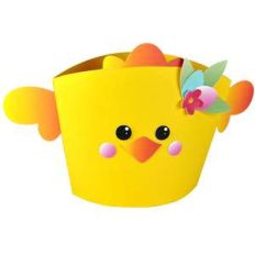 easter chick tote