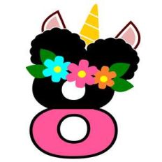afro unicorn puffs eight