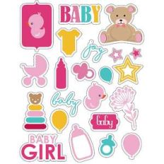 ml baby girl cutie stickers