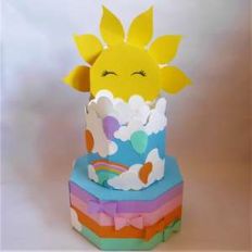 you are my sunshine cake box