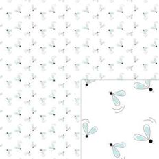 heavenly flies digital paper