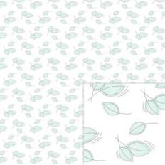 leaves digital paper