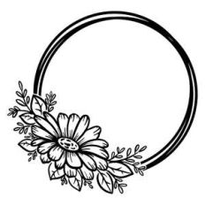 boho daisies wreath