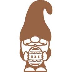 gnome with easter egg