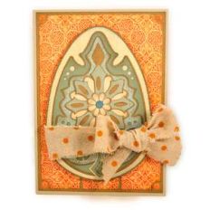 card egg medallion elegant layers