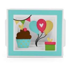 shadow box card birthday