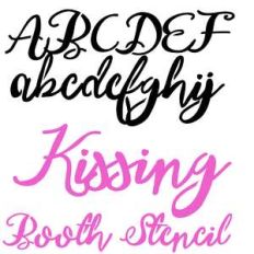 pn kissing booth stencil