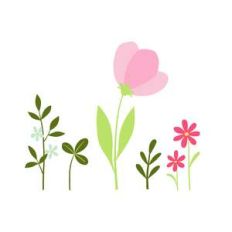 flowers with leaves