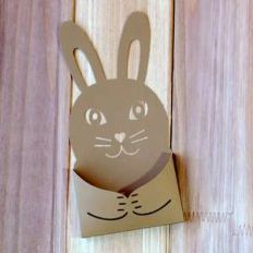 easter bunny pocket card