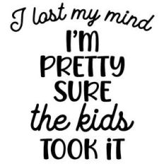 i lost my mind kids
