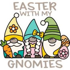 easter with my gnomies
