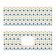 polka dotted patterned drink wraps