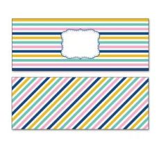 striped drink wraps