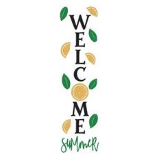 welcome summer - vertical lemons design
