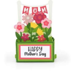 rectangle pop up card birthday mother's day