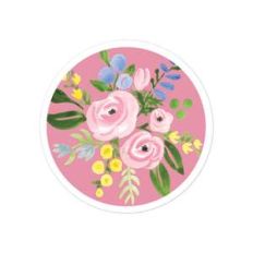 flowers in circle