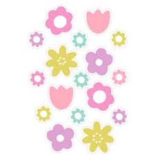 tulip garden planner stickers