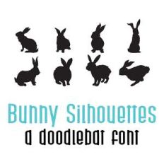 bunny silhouettes doodlebat