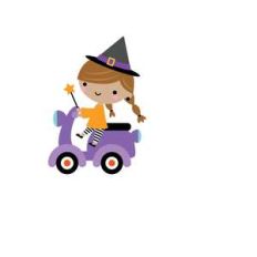 witch scooter - ghost town