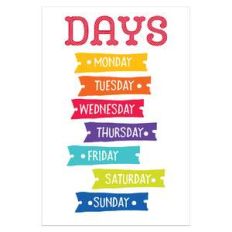 days of the week