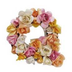 3d floral letter Q