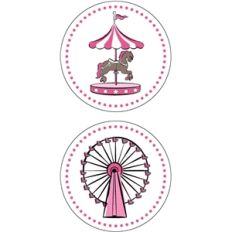 carta bella circus labels